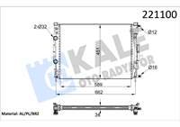 MOTOR RADYATORU MEGANE II SCENIC 1,5DCI 1,4 / 1,6 / 2,0 16V (590X453X34) / (1 SIRA ALB SISTEM)