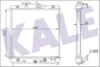 MOTOR SU RADYATORU HONDA CIVIC 1992-2000 HR V 1992-2000 OTOMATIK VITES (350×348×26)