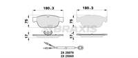 ON FREN BALATASI C5 C6 P407 2.2HDI 16V / 3.0HDI 24V 94 / 09> P308 RCZ P508 EP6CDTX1.6 07 / 10> P407 COU