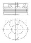 PISTON+SEGMAN (79,51MM STD (4 SILINDIR MOTORUN 1, 2, PISTONLAR) CADDY III GOLF IV / V BORA JETTA III BEETLE PASSAT POLO SHARAN TOURAN ALHAMBRA A3 A4 ALTEA CORDOBA IBIZA IV / V LEON TOLEDO FABIA OCTAVIA ROOMSTER SUPERB 1,9TDI ANU ATD AVB AVQ BJB BLS BSU 95>>