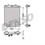 MOTOR SU RADYATORU P1007 C2 C3 C3 II DV4TD (1,4 HDI 8V) C3 II 1,6HDI C3 1,4HDI 16V 06>10 (409*380*27)