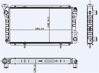 MOTOR RADYATORU DACIA 1,4 (513X303X32) / (2 SIRA AL+PL SISTEM)