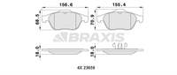 ON FREN BALATASI LAGUNA II 1.6 16V 1.8 16V 1.9 3.0 V6 MEGANE II 05 1.6 16V 1.5 2.0 1.9