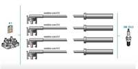BUJI KABLO SETI ESCORT 91 95 FIESTA 89 96