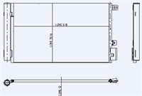 KLIMA RADYATORU   LINEA 1.4MPI PUNTO EVO 1.6 (1 SIRA ALB)