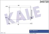 KLIMA RADYATORU HONDA CRV 2.2 2.4 2012>