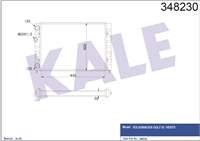 MOTOR SU RADYATORU GOLF III JETTA MEKANIK SANZIMAN 430×322x34