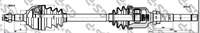 AKS KOMPLE SAG C5 C5 II (DIS FREZE: 25, IC FREZE: 24, BOY:936MM, CONTA CAPI: 58,5) DV6 (1,6HDI) EW7A EW7J4 EW10A