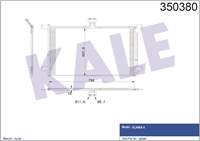 KONDENSER (KLIMA) RADYATORU SCANIA 4 SERISI 94 114 124 144 164 1996 SONRASI