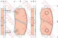 ON FREN BALATASI HYUNDAI I20 08-15 I10 08-11 / PICANTO 04-11