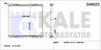 SU RADYATORU SCANIA P-G-R-T SERI 04> P340-P380-P420-P480-P560-G340-G420-G480-R340-R380-R420-R460-R480-R500 (CERCEVESIZ) / (MT)