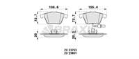 ON FREN BALATASI FISLI A6 4F2 3.2FSI / 4.2 QUATTRO 05 / 04> A6 AVANT (4F5) 3.2FSI / 4.2 QUATTRO 03 / 05>