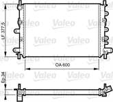 MOTOR SU RADYATORU (AC+/ ) ESCORT 1,6 / 1,8 90>01 OLCU: (377,5 X 600×34) MEKANIK