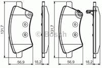 ON FREN BALATASI KANGOO YM 09> SEDICI 1.6 16V 1.9 D MULTIJET 06 / 06> SUZUKI SX4 6.06> (GDB1673) (0