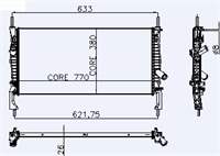 MOTOR SU RADYATORU TRANSIT V347 2,2TDCI / 2,4TDCI / 3,2TDCI 06 /> KLIMALI