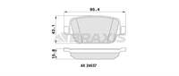 ARKA FREN BALATASI MONDEO IV CA2  07>14 S-MAX 09> 06> S-MAX 09> MONDEO III 00>07 IV 07> KUGA 08> GALAXY III 06> / S80 II 06> S80 VOLVO 07> V70 06> V70 VOLVO 07> XC70 06> / FREELANDER 2 2.2