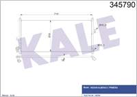 KLIMA RAYATORU NISSAN ALMERA 2000> PRIMERA P12 2002>