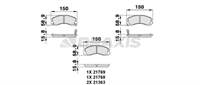 ON FREN BALATASI P4007 C CROSSER 06> 2.2HDI 2.4HDI MITSUBISHI: ECLIPSE FTO COUPE GALANT IV V VI 2.