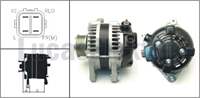 ALTERNATOR 12V 115A TOYOTA AURIS 1,4D COROLLA 1,4 D D 4D MOTOR