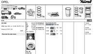 MOTOR SEGMANI CHEVROLET CAPTIVA OPEL ANTARA (Z2,0DMH) / (83,50MM) / (050 FARKLI)