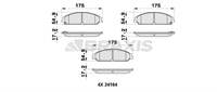 ON FREN BALATASI LANCIA THEMA 3.0 CHRYSLER 300C