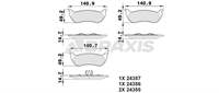 ARKA FREN BALATASI CHEROKEE KJ 2,4 / 2,5CRD / 2,8CRD / 3,7 V6 06 / 04>