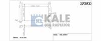 MOTOR SU RADYATORU (BRAZING) ASTRA F 1,7D 91-98 X14XE 536×368X32