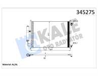 KLIMA RADYATORU NISSAN XTRAIL BENZINLI DIZEL 2007>