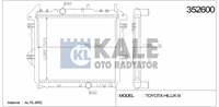 MOTOR SU RADYATORU HILUX 2,5 3,0 VII 05> MANUEL (660X525X30)