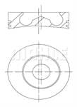 MOTOR PISTON SEGMAN 93,67mm (+0,65) TRITON TRANSIT T12 / T15 2,5DI 91 97