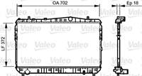 MOTOR RADYATORU LACETTI NUBIRA 1,4 / 1,6 / 1,8 / 2,0 (702X377X16) 03>