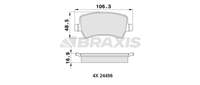 ARKA FREN BALATASI  S-MAX 09> 06> GALAXY III 06> / S60 10> S80 06> V60 V70 06> XC60 08> XC70 06> / RANGE ROVER EVOQUE 11>