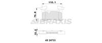 FREN BALATASI ARKA W204 AMG 08>14 S204 AMG 08>14 W211 AMG 06>08 C204 AMG 11> C218 AMG 11>17 W212 AMG 11>16