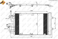 KLIMA RADYATORU ASTRA H <09 ZAFIRA B Z13DTH A17DTR A17DTJ Z19DT Z19DTH Z20LEH (520X331X12