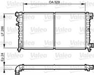 MOTOR SU RADYATORU P106 SAXO TUD5 (1,5DIZEL) OLCU: (286*529*24) 96>