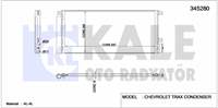 KLIMA RADYATORU OPEL MOKKA A14NET B14NET