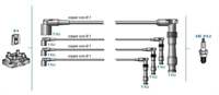 BUJI KABLO TAKIMI VECTRA A 89>95 CALIBRA A 89>97 18SV - C18NZ - E18NVR - C18NZ - 20NE - C20NE