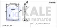 SU RADYATORU VOLVO FH 12 FH 340 500 / FM 7 250 290 / FM 10320 360 / FM 12 FM 340 420 (CERCEVELI) / (MT)