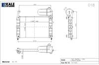 MOTOR RADYATOR TEMPRA TIPO 1,6 S SX SXA BIDONLU (2 SIRA AL+PL) (496X322X32)