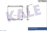 SU RADYATORU KOMPLE (UZUN TIP) - FORD CARGO / 1835-2535R-3235C