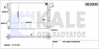 MOTOR SU RADYATOR X20XEV OMEGA B A / T (BRAZING)