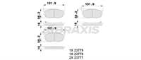 ON FREN BALATASI 323 F VI BJ 2.0 01 / 01 10 / 03 626 V 2.0 / 2.0 TURBO DI / 2.0 DITD / 2.0 HP 05 / 97 02 PREMACY