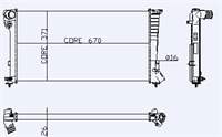 MOTOR SU RADYATORU PARTNER P306 YM BERLINGO XSARA (96 02)XUD9 / DW8 SEGMANLI MANUEL (KLIMALI) < 03