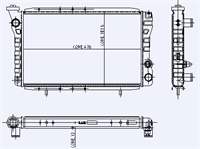 MOTOR RADYATORU DACIA 1,3 (476X303X32) / (2 SIRA AL+PL SISTEM)