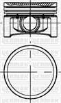 MOTOR PISTON SEGMAN CLIO 1,2 16V D4F (69,00mm) STD