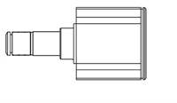 AKS KAFASI IC SOL BOXER III JUMPER III DUCATO III (SANZIMAN TARAFI FREZE SAYISI: 27 IC FREZE: 41, CONTA CAPI: 34,85, BOY:505MM)