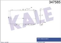 MOTOR SU RADYATORU ACCORD 1,8 2,0 1998 2002 OTOMATIK VITES (F235Z5) / (350X678X16)