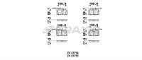 ON FREN BALATASI (FISLI) P406 COUPE DW12TEDT (2.2HDI 16V) ES9J4 (3.0 24V) 97>