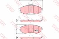 ON FREN BALATASI HYUNDAI ELANTRA 90-97 SONATA 90-98 COUPE 96-98 MUSSO 99-04 KORANDO 99-04