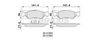 ON FREN BALATASI FIESTA 89> 02 FORD KA 96>08 MAZDA 121 III 96>03